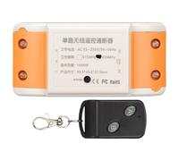 Interruptor inteligente inalámbrico Wi-Fi con control remoto mediante aplicación, función de temporizador y activación por voz, compatible con