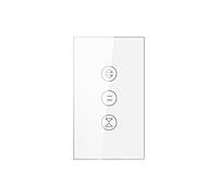 Interruptor Inteligente para Cortinas, Wi-Fi de 2,4 GHz, Requiere Cable Neutro, Aplicación Tuya, Interruptor Inteligente para Persianas Enrollables,