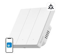 Interruptor inteligente Sonoff M5-3C-86W WiFi Matter compatible Alexa Google Home
