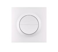 SONOFF Orb-ZBW2L, Zigbee Smart Light - Interruptor de 2 vías, 2,4 GHz WiFi, sin cable neutro, control remoto y por voz, compatible con Siri, Alexa y Google Assistant, 86 mm x 86 mm, 8 A/por marcha, 12