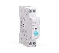 Interruptor inteligente Tuya DC 63 A 12-80 V con control remoto inalámbrico con temporizador/cuenta atrás/modos de ciclo, enclavamiento y neutro de paso 1P+N para sistemas solares y aplicaciones