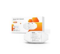 Interruptor Inteligente Universal, Refoss 10A DIY Smart Switch con Control Remoto, Control de Voz y Temporizador, Interruptor WiFi Inteligente Compatible con Alexa y Google Home,1 Pieza