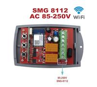 interruptor inteligente Universal RF puerta de garaje abridor controlador 433mhz 7-250V receptor externo de 2 canales,Durabilidad en todo tipo de clima(1PCS AC 85-250V)