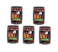 interruptor inteligente Universal RF puerta de garaje abridor controlador 433mhz 7-250V receptor externo de 2 canales,Durabilidad en todo tipo de clima(5PCS AC 85-250V)