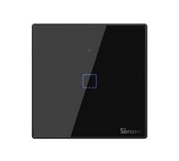 Sonoff T3EU1C-TX Preto Interruptor de Parede Simples Táctil Inteligente WiFi+RF