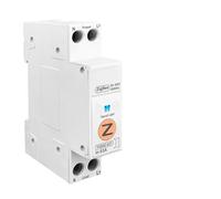 Interruptor inteligente WIFI 63A 1P+N Medidor de energía Monitoreo de medición de Kwh Disyuntor Temporizador Relé MCB Protección de vida inteligente(TOB9Z-M Metering,50A)