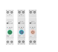 Interruptor Inteligente WIFI De 63 A, Disyuntor 1P, Medidor De Energía, KWh, Temporizador, Relé MCB, Protección De Corriente Y Voltaje De Vida Inteligente.(TXCB1-TWM metering,20A)