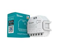 Interruptor inteligente WiFi de doble canal SONOFF DUAL R3, control por voz y APP, 3 modos, para puertas, cortinas, luces, electrodomésticos