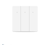 Interruptor inteligente WiFi Matter, interruptor de luz con pulsador EU con integración perfecta para Google Home y SmartThings, con control por voz, APP y manual, requiere cable neutro (3 Gang)