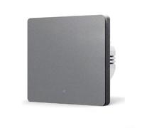Interruptor inteligente Zigbee 3.0 de 1 vía, sin cable cero, botón de pared WiFi para aplicación Tuya Smart-Life, control por voz para Alexa, función de memoria, blanco (gris)