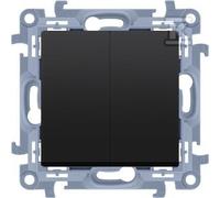 Interruptor IP44 negro SIMON10 CW5B.01/49