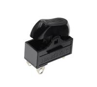 Interruptor KCD15-103/T Interruptor basculante de 3 pines Interruptor en forma de barco ON-OFF-ON de 3 posiciones(Red,3PCS)