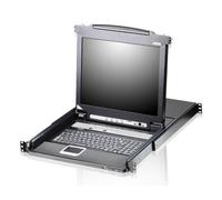 Interruptor KVM Aten CL5708M con pantalla LCD 17" y montaje en rack 1U