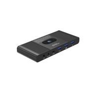 Interruptor KVM MicroConnect HDMI USB-C 2 Puertos 4K Ultra HD