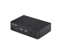 Interruptor KVM StarTech P2AD122-KVM-SWITCH DisplayPort 2 Puertos 4K 60Hz USB 3.0 Audio