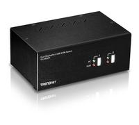Interruptor KVM TRENDnet TK-240DP Dual Monitor DisplayPort USB 4K