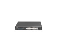 Interruptor Lanberg 19 POE+ 16x 100MB /2X COMBO GIGABIT ETHERNET 150W - RSFE-16P-2C-150