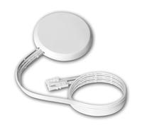 Interruptor LED capacitivo de 12 V/24 V CC - Sensor táctil invisible de encendido/apagado - 5 A, 60 W - Se monta detrás de madera, vidrio y plástico hasta 40 mm - Miniconector de 2 pines - IP20