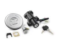 Interruptor Llave Encendido Accesorios para Motocicletas Interruptor De Encendido para Honda CB250 FMX 650 2005-2006 Y CBR600RR 2003 2004 2005 2006 Juego Llaves Bloqueo Asiento Tapa Combustible