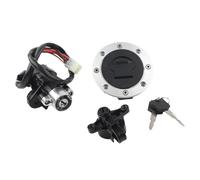 Interruptor Llave Encendido Interruptor De Encendido Motocicleta Cerradura para Casco Tapa Combustible Y Tanque con 2 Llaves para Suzuki Bandit GSF600 1995-2002 2003 2004 GSF1200 1997-2003 2005