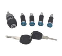Interruptor llave encendido Juego De Cilindro Cerradura De Puerta De Cilindro Interruptor De Encendido Compatible Con Vw Para Transporter Para Caravelle T4 1990-2003 701837205