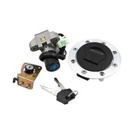 Interruptor Llave Encendido Kit De Llave Bloqueo del Interruptor Encendido para Tapa Combustible Motocicleta para Suzuki GSX400 FJ/FK/FAK/FL GK74A 1988-1990