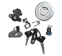 Interruptor Llave Encendido Piezas Repuesto para Motocicletas para Benelli TRK502 TRK502X TRK 502X BJ500GS-A Cerradura Interruptor Encendido Motocicleta Llaves Bloqueo Tapa del Tanque Combustible