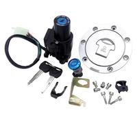 Interruptor Llave Moto Para CBR 1000RR Para CBR 600RR 2003-2007 Interruptor Encendido 4 Pines Motocicleta Tapa Tanque Combustible Gasolina Cerradura Asiento Llaves