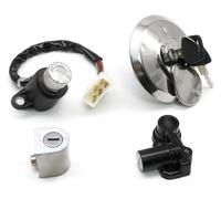 Interruptor Llave Moto Para CBT125 Para CBT 125 Cerraduras Interruptor Encendido Motocicleta Tapa Tanque Combustible Juego Llave Dirección Barril