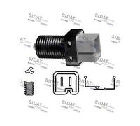 Interruptor Luces Freno Sidat 5.140089 para Alfa Romeo Citroën Fiat Lancia