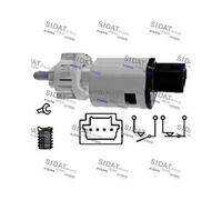 Interruptor Luces Freno Sidat 5.140129 para Renault Tesla