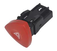 Interruptor Luz Advertencia Peligro, KASturbo Botón de Advertencia para Espace MK4 Laguna MK2 Trafic Vel Vivaro 8200442724