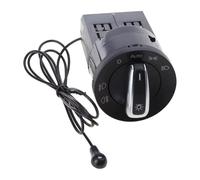 Interruptor Luz Compatible Con Jetta 2011, 2012, 2013 Y 2014 Motor De Para 1.6L Accesorios De Estilo Para Faros Antiniebla Delanteros Y Faros Delanteros Con Conector Cromado.