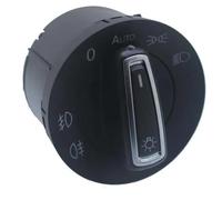 Interruptor Luz Faros Compatible Con VW Para Golf Plus 2003 2004 2005 2006 2007 2008 2009 2010 2011 2012 Interruptor De Control De Faros Delanteros Automático 5ND941431B