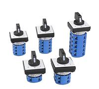 Interruptor LW26-20 1/2/3/4/5 Interruptor inversor de unión 20A Interruptor de cambio versátil 440V 20A Interruptor de corte 1-0-2(LW26-20-4)