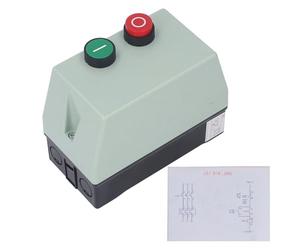 Interruptor Magnético Arrancador Impermeable Monofásico 220-230V Trifásico 380-400V 9-13A para Sistemas Eléctricos Industriales Retardante de Llama
