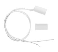 Interruptor Magnético de Puerta 10w, Modo Normalmente Abierto | Alerta Antirrobo, Distancia de Detección 10-20mm, ABS y Imán, Blanco para Ventanas y Armarios