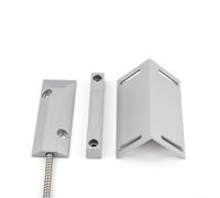 Interruptor magnético de puerta, con cable, opciones normalmente abiertas/cerradas, rango de detección de 50-70 mm, construcción de aleación de zinc, sensor de seguridad para puertas enrollables y de