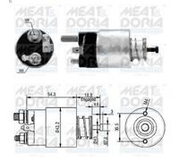 Interruptor magnético, estárte MEAT & DORIA 46135 para ATOS (MX) 1 1998-2000