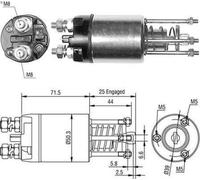 Interruptor magnético, estárter MAGNETI MARELLI para A 112 1 1984-1986