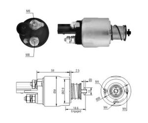 Interruptor magnético, motor de arranque MEAT & DORIA 46126