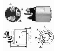 Interruptor magnético, motor de arranque MEAT & DORIA 46159