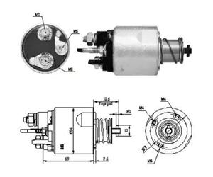 Interruptor magnético, motor de arranque MEAT & DORIA 46169