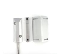 Interruptor magnético para puerta enrollable con cable para puertas de hierro Sensor de alarma de contacto cerrado normalmente abierto Cuerpo de aleación de zinc (A)
