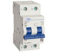 Interruptor magnetotermico 2P 2mod 63Acurva CSOLERA CBM263