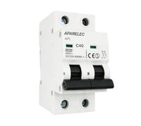 Interruptor Magnetotérmico Bipolar 63A 6kA Curva C 230/400V - Montaje en carril DIN