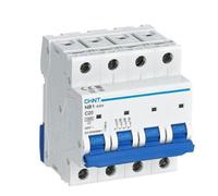 Interruptor magnetotérmico Chint 4P 20A 10kA curva C - 179912