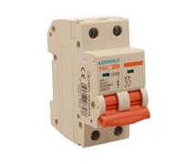 Interruptor Magnetotérmico Curva D 10A D10, Bipolar 2P 10kA, 2 Módulos DIN 220V AC, Certificado IEC60898-1, Serie Profesional PB8H