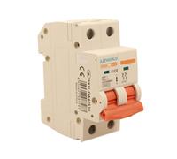 Interruptor Magnetotérmico Curva D 16A D16, Bipolar 2P 10kA, 2 Módulos DIN 220V AC, Certificado IEC60898-1, Serie Profesional PB8H