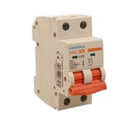 Interruptor magnetotérmico curvo D 6A D6, bipolar 2P 10kA, 2 módulos DIN 220 V AC, certificado IEC60898-1, serie profesional PB8H